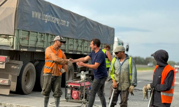 Con una inversión histórica de la Provincia, avanzan las obras  de Ruta 6