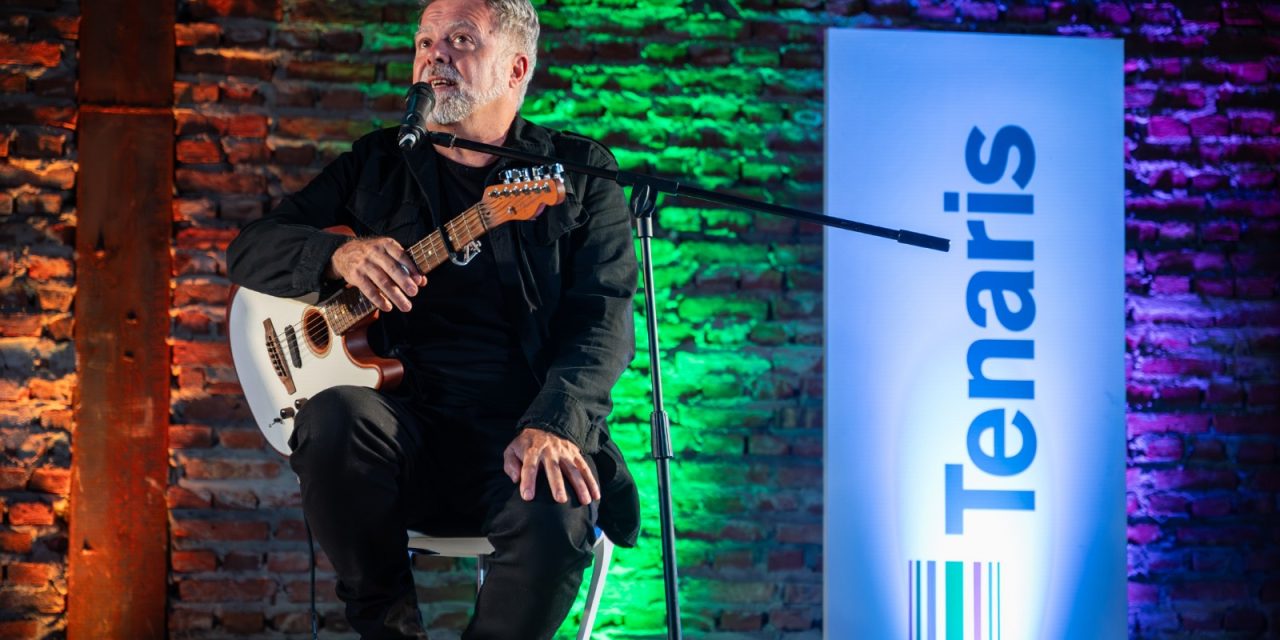 Noche de música y anécdotas en Tenaris junto a Juanchi Baleirón